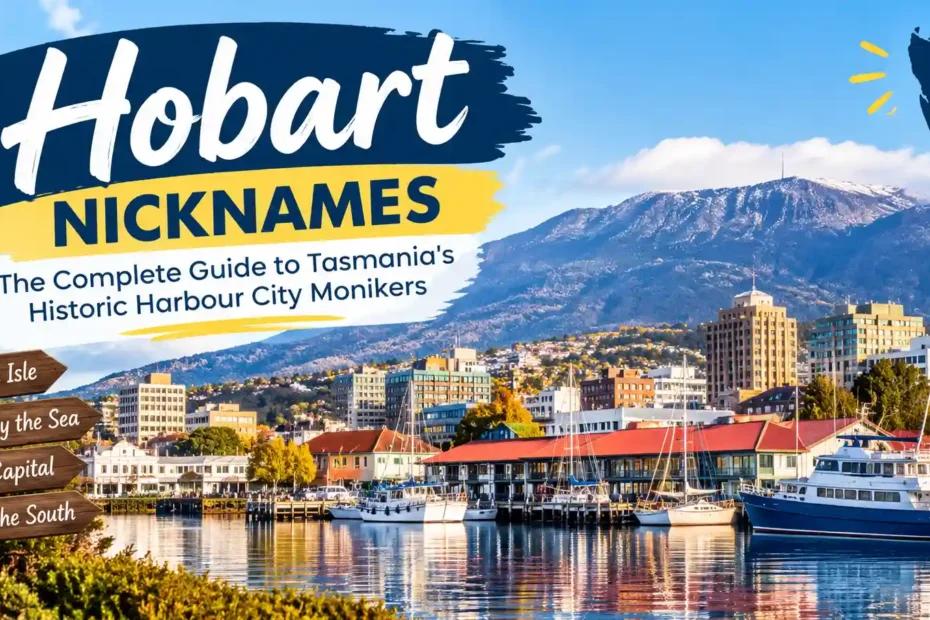 Hobart Nicknames The Complete Guide to Tasmania's Historic Harbour City Monikers