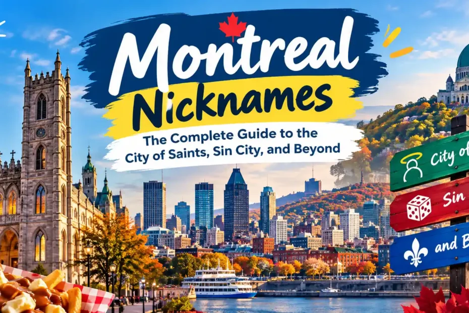 Montreal Nicknames The Complete Guide to the City of Saints, Sin City, and Beyond