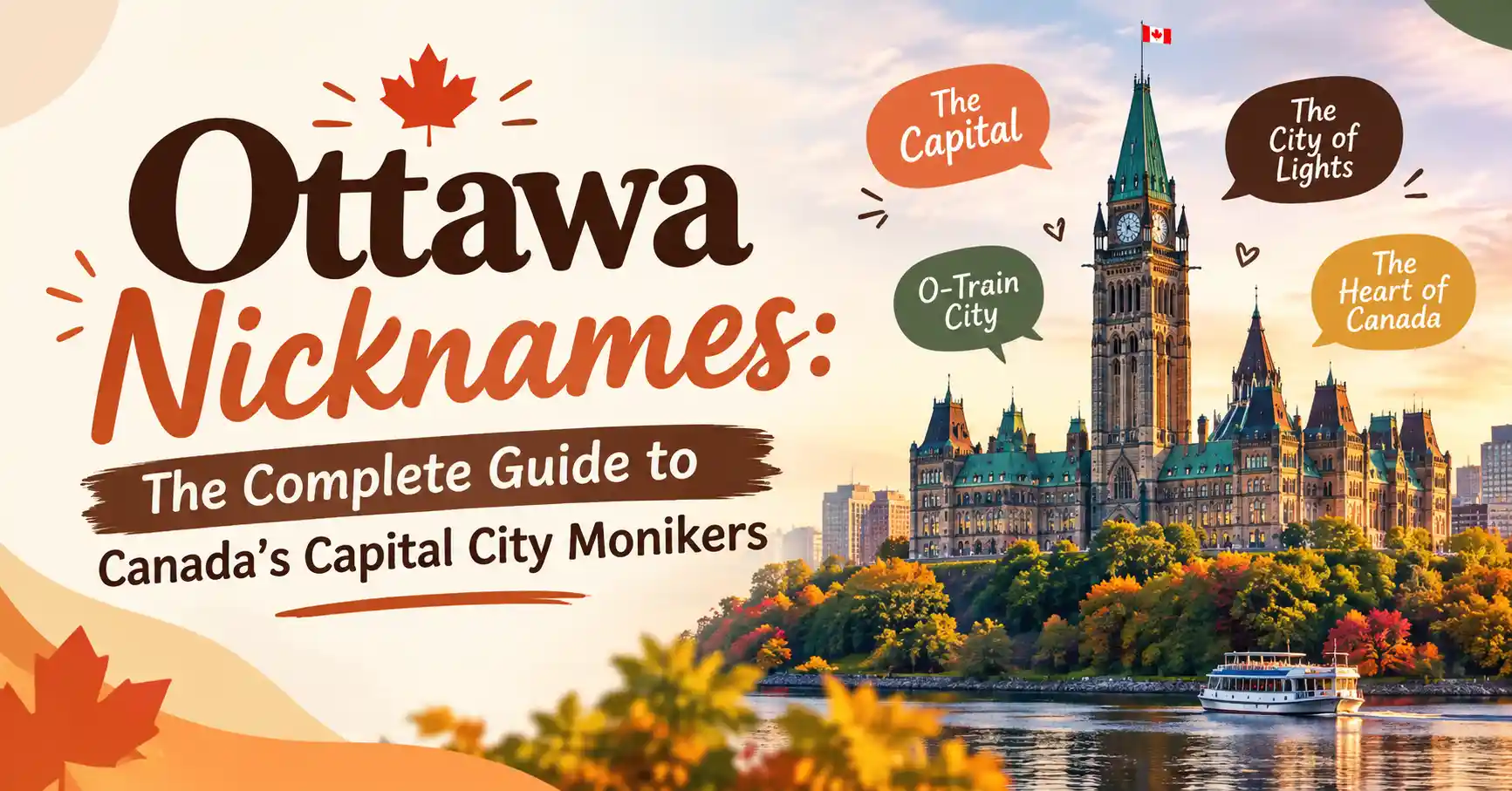 Ottawa Nicknames The Complete Guide to Canada's Capital City Monikers