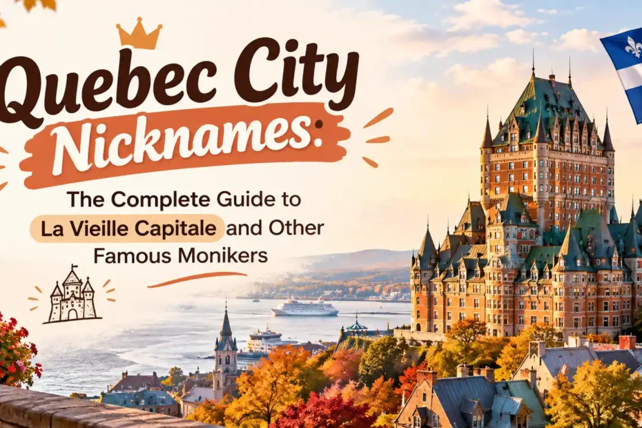 Quebec City Nicknames The Complete Guide to La Vieille Capitale and Other Famous Monikers🏰