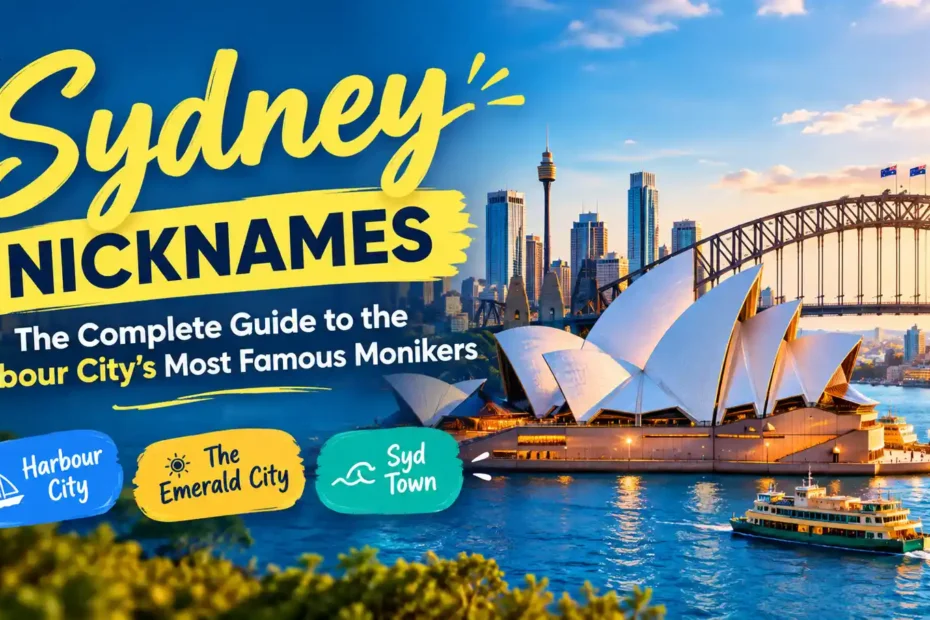 Sydney Nicknames The Complete Guide to the Harbour City's Most Famous Monikers