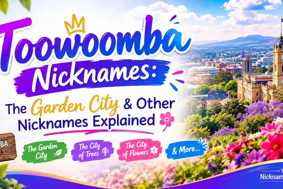 Toowoomba Nicknames The Garden City & Other Nicknames Explained 🌺