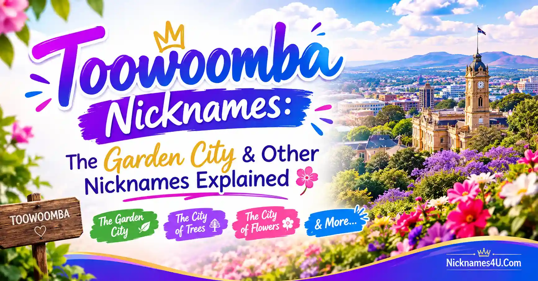 Toowoomba Nicknames The Garden City & Other Nicknames Explained 🌺
