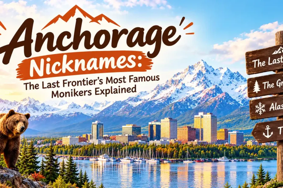 Anchorage Nicknames The Last Frontier's Most Famous Monikers Explained