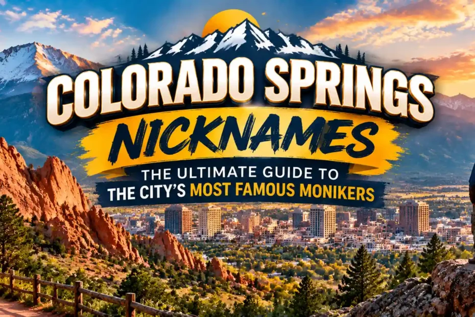 Colorado Springs Nicknames The Ultimate Guide to the City's Most Famous Monikers