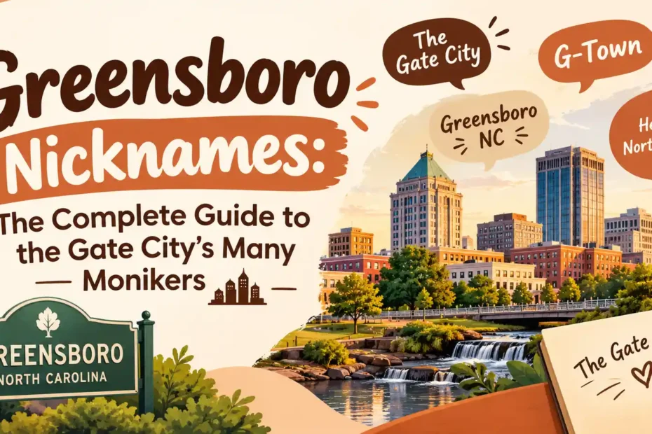 Greensboro Nicknames The Complete Guide to the Gate City's Many Monikers 🏙️