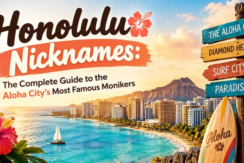 Honolulu Nicknames The Complete Guide to the Aloha City's Most Famous Monikers