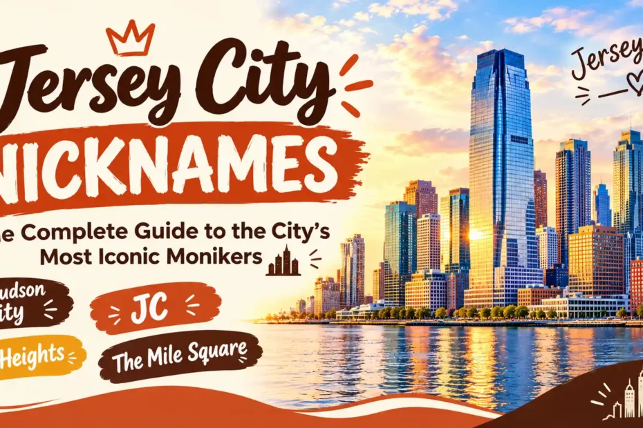 Jersey City Nicknames The Complete Guide to the City's Most Iconic Monikers 🏙️