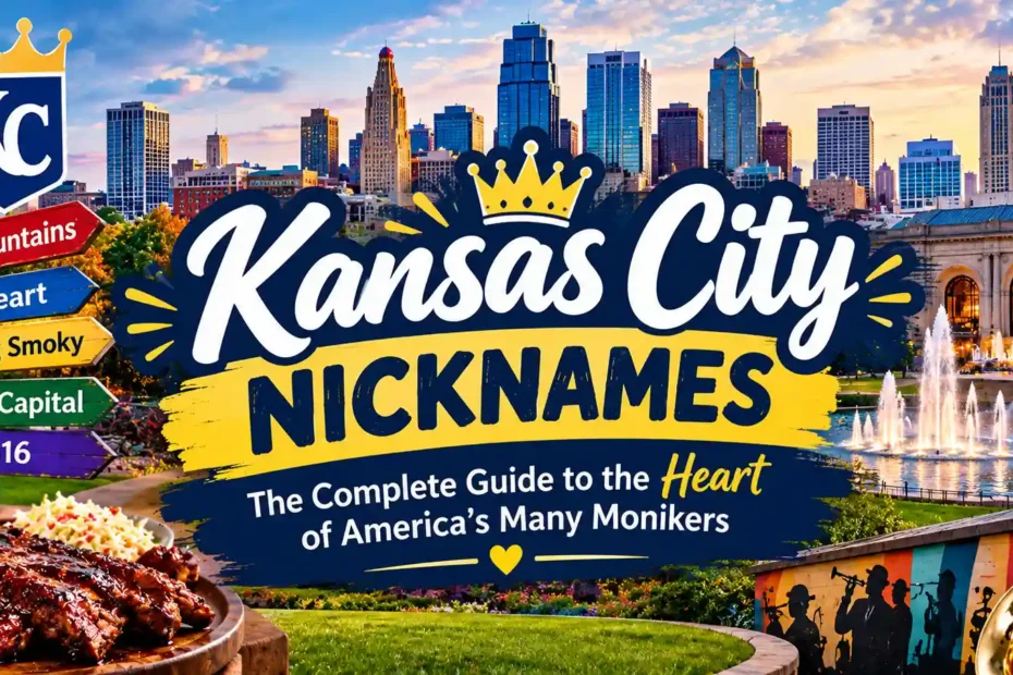 Kansas City Nicknames The Complete Guide to the Heart of America's Many Monikers 🌟