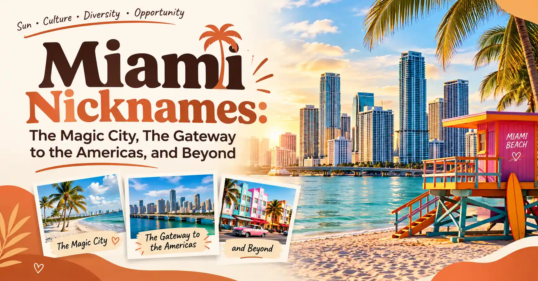 Miami Nicknames The Magic City, The Gateway to the Americas, and Beyond