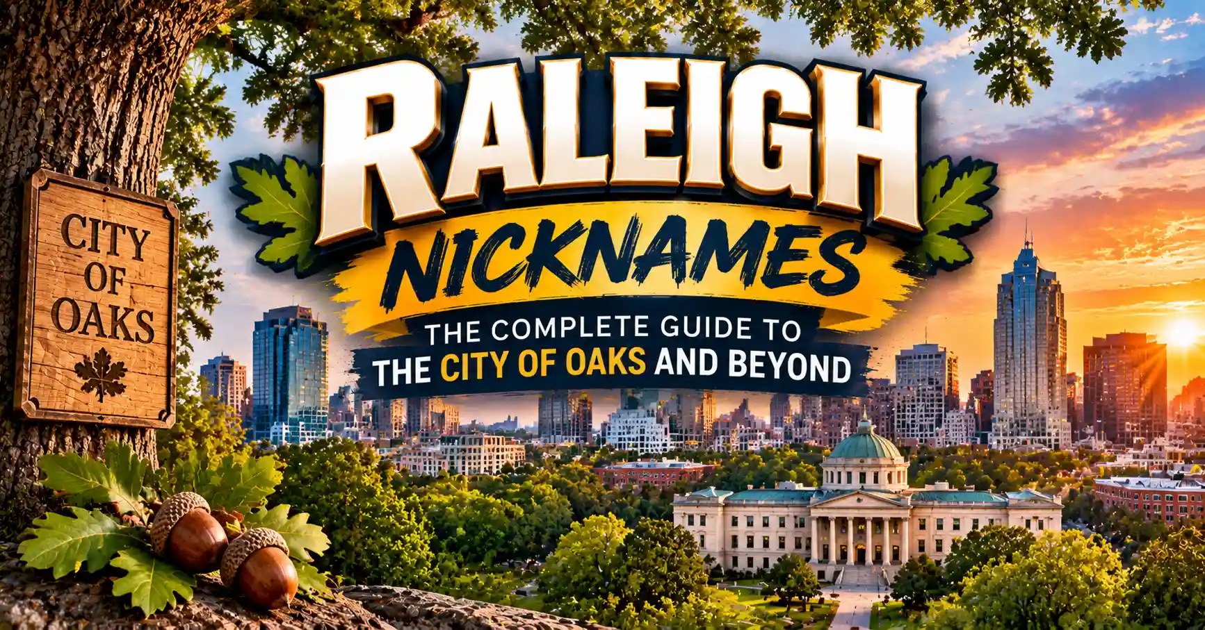 Raleigh Nicknames The Complete Guide to the City of Oaks and Beyond