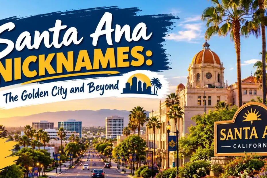 Santa Ana Nicknames The Golden City and Beyond 🏙️