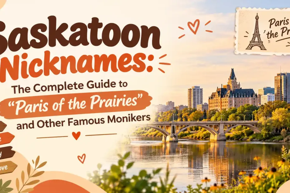 Saskatoon Nicknames The Complete Guide to Paris of the Prairies and Other Famous Monikers