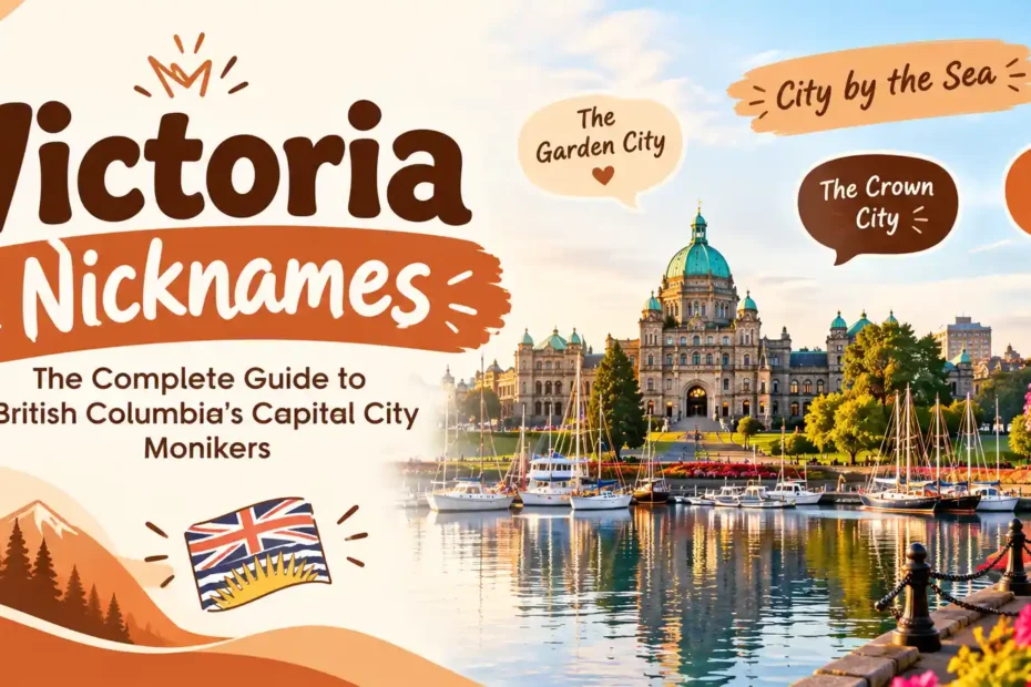 Victoria Nicknames The Complete Guide to British Columbia's Capital City Monikers