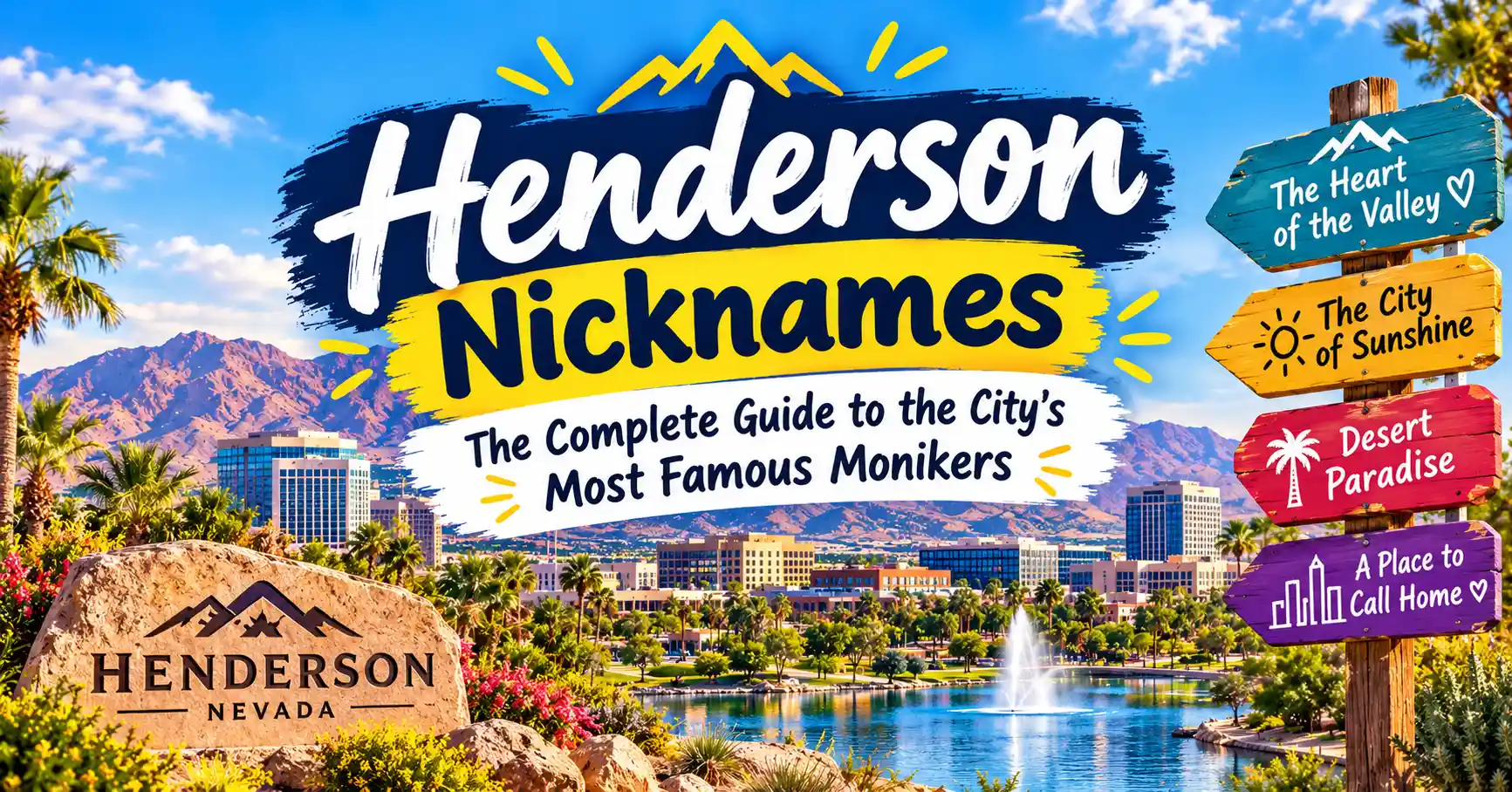 🏙️ Henderson Nicknames The Complete Guide to the City's Most Famous Monikers