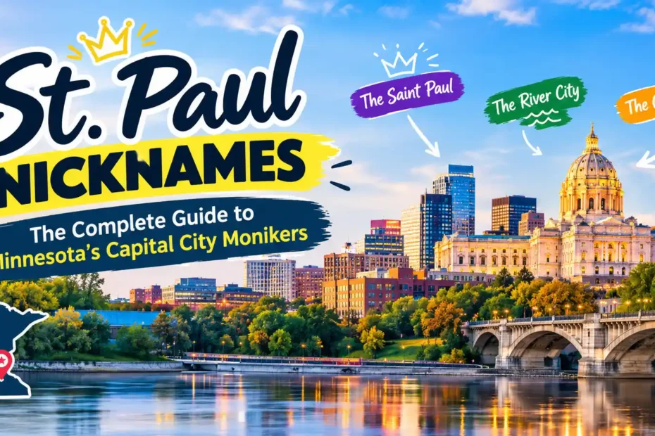 🏙️ St. Paul Nicknames The Complete Guide to Minnesota's Capital City Monikers